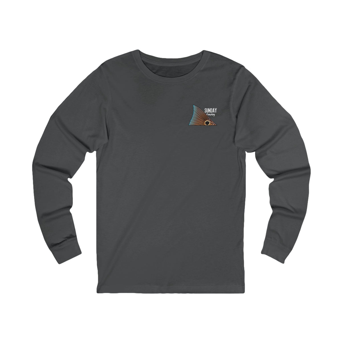 Coast Captain in Deep Texas Long Sleeve Tee | Coastal Nautical Map