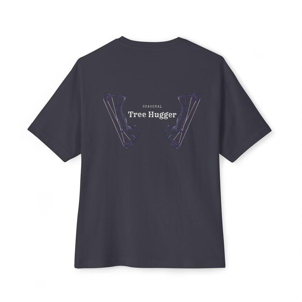 Seasonal tree, hugger Oversized Boxy Tee
