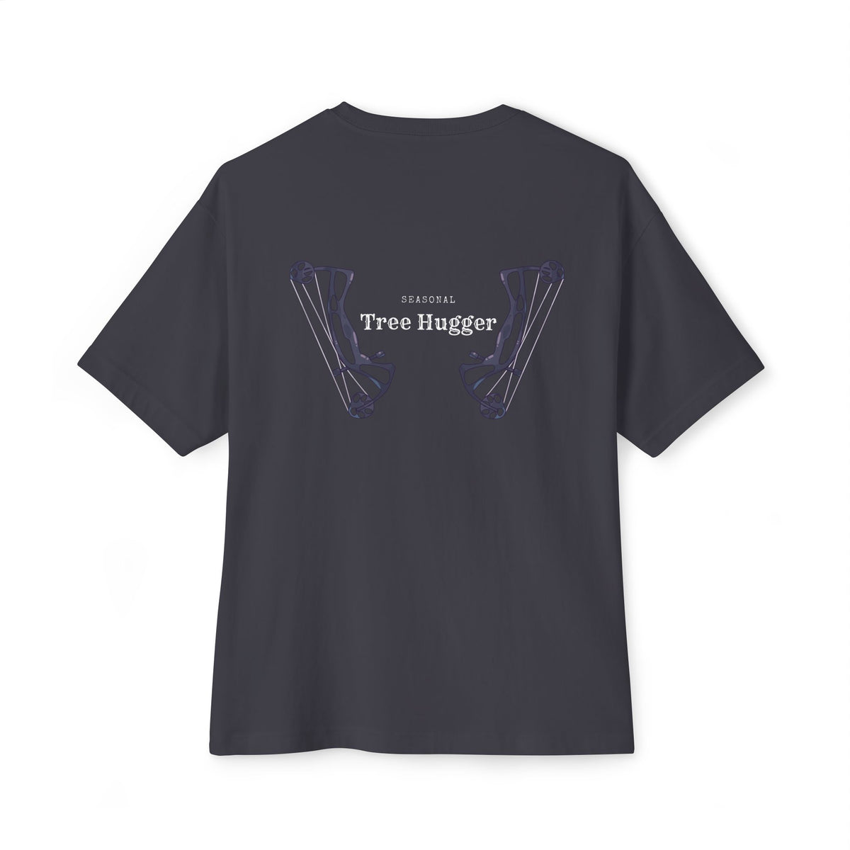 Seasonal tree, hugger Oversized Boxy Tee