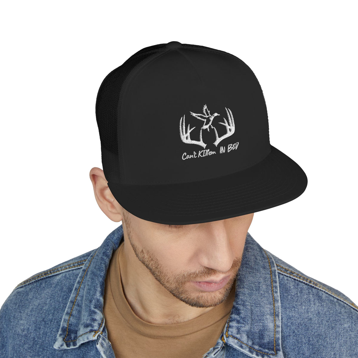 Buck & Duck 5 Panel Trucker Cap