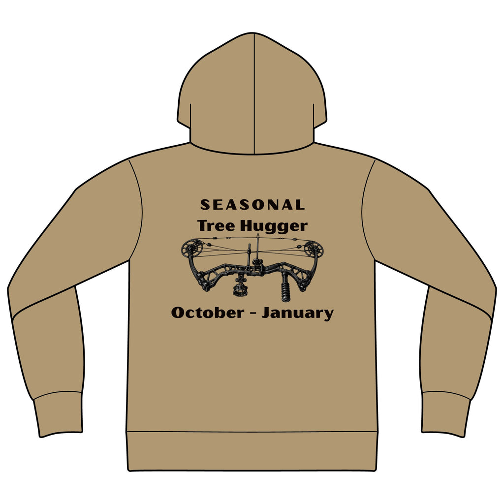Seasonal tree hugger hoodie