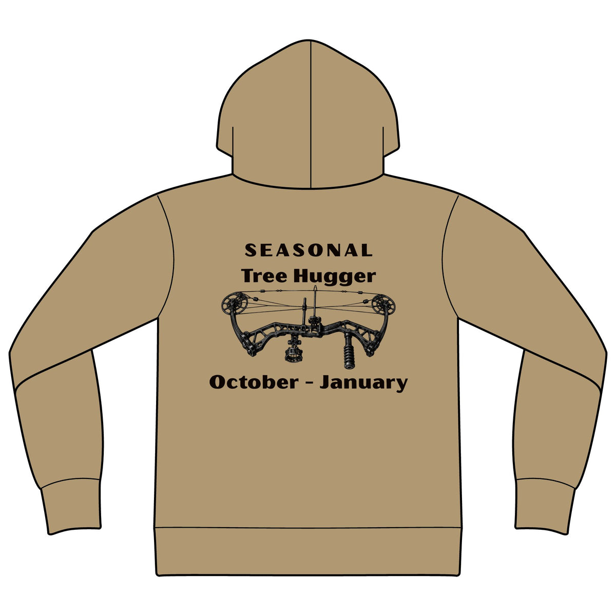 Seasonal tree hugger hoodie