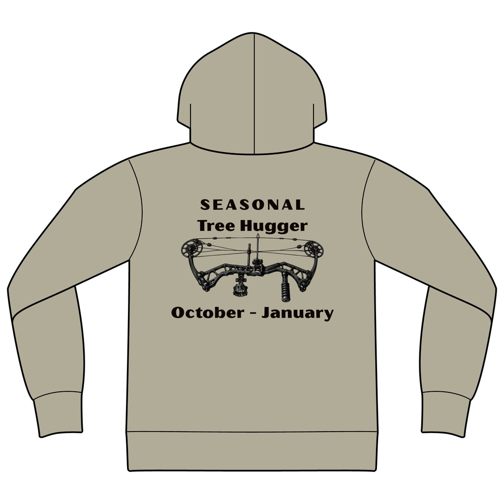 Seasonal tree hugger hoodie