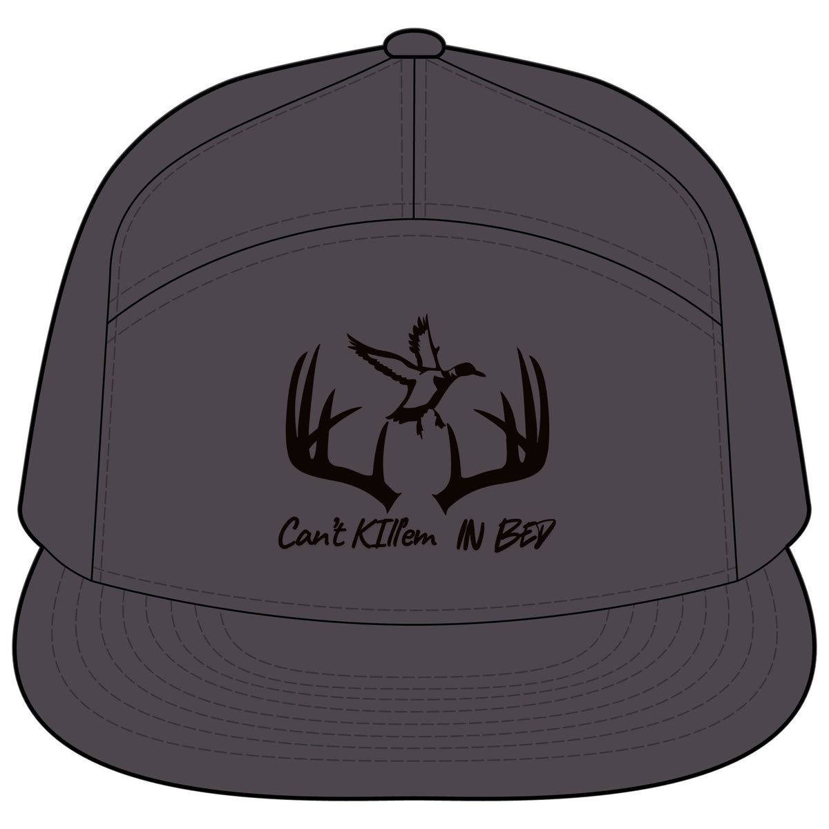 Bucks & Ducks Can’t Kill’em in bed/Printed 7-Panel Trucker