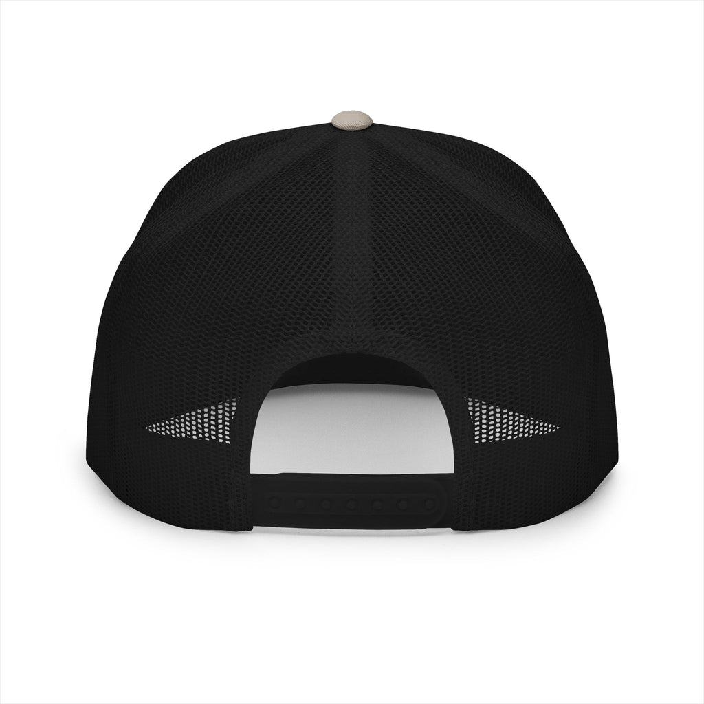 Copy of  White 5 Panel Trucker Cap