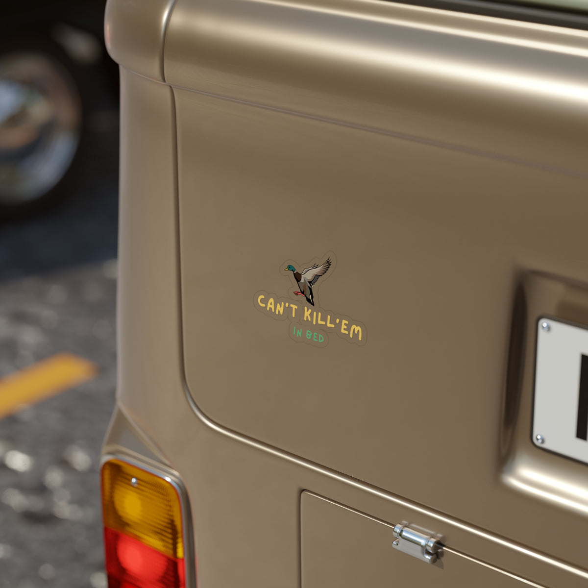 Can’t Kill’em in bed sticker