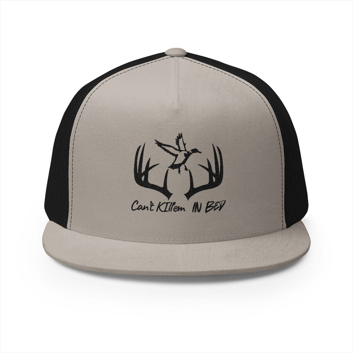 Copy of  White 5 Panel Trucker Cap
