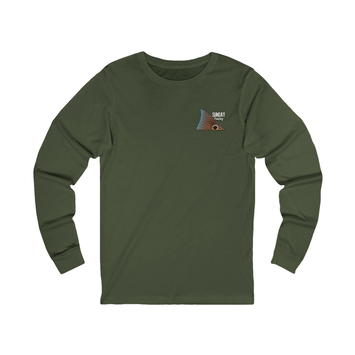 Coast Captain in Deep Texas Long Sleeve Tee | Coastal Nautical Map