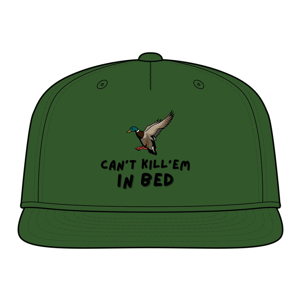 Mallard Duck 'Can't Kill 'Em in Bed' Cap | Snapback Hat