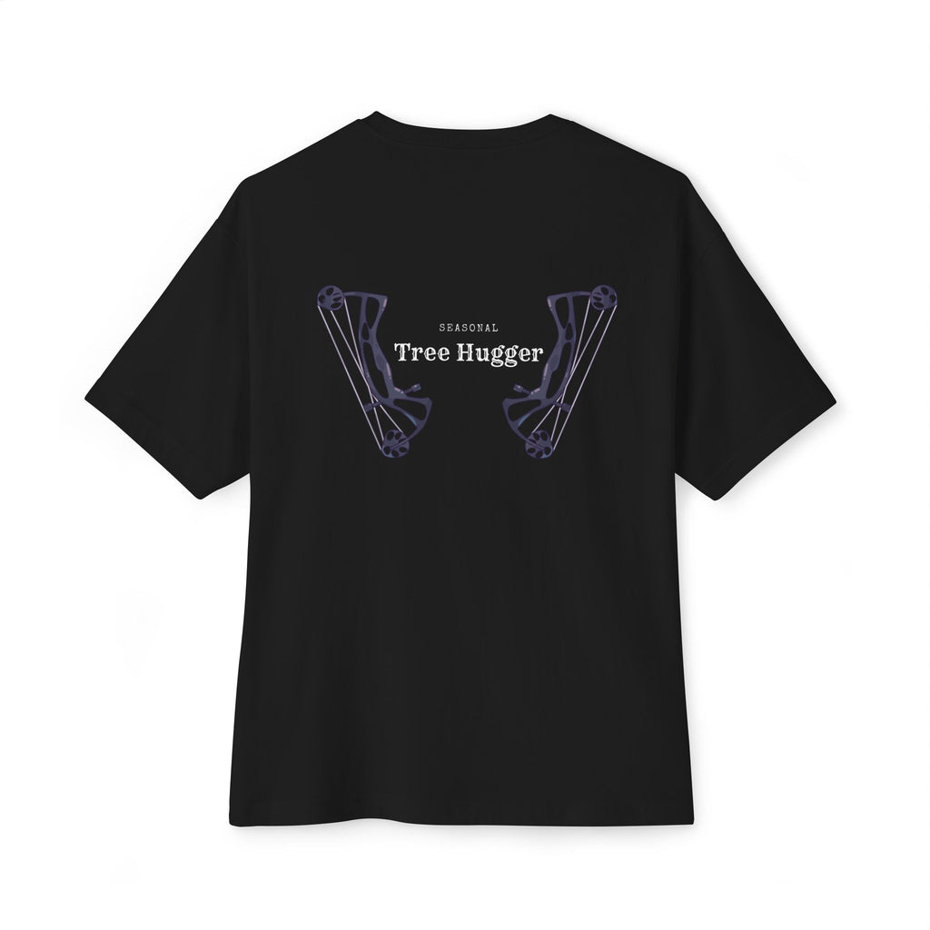 Seasonal tree, hugger Oversized Boxy Tee