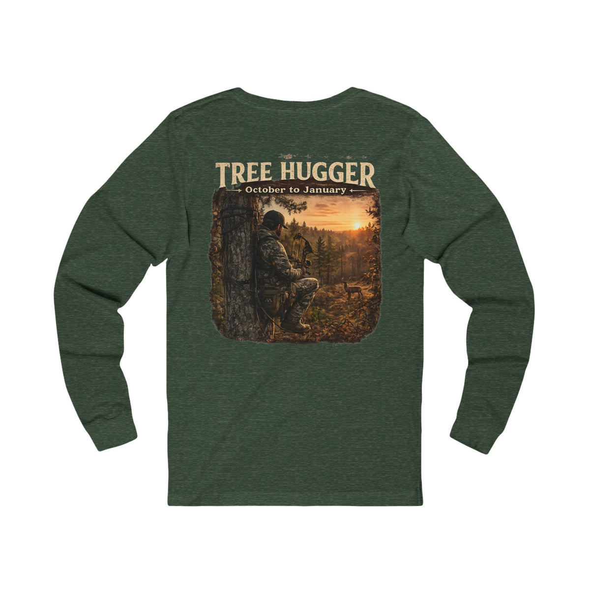 Seasonal tree hugger Long Sleeve Tee