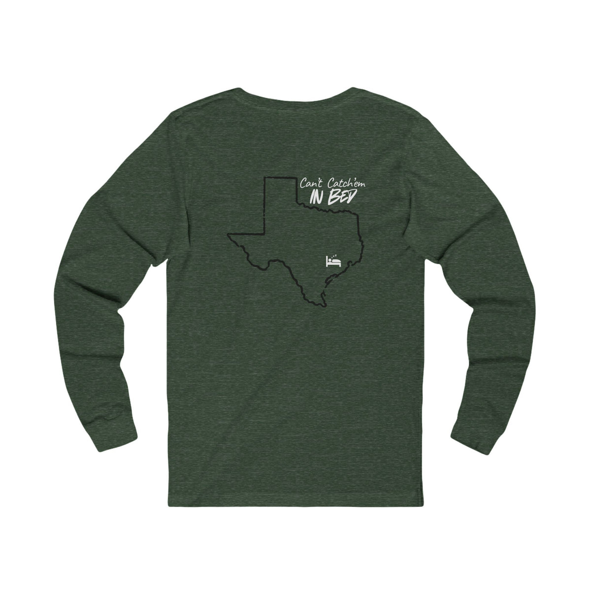 Coast Captain in Deep Texas Long Sleeve Tee | Coastal Nautical Map