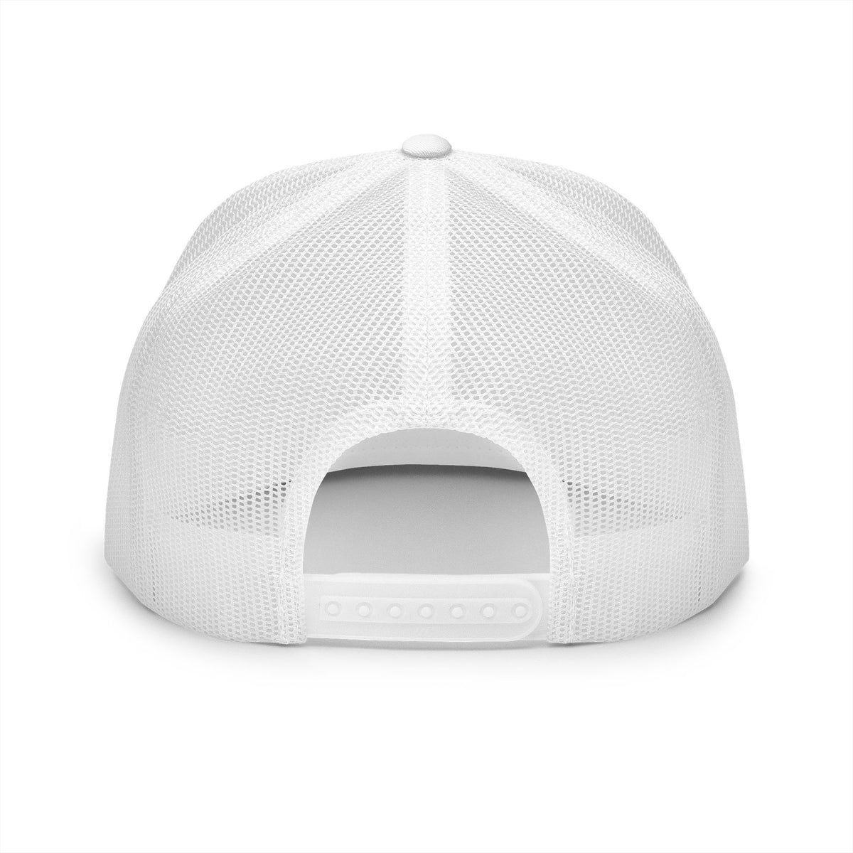 Copy of  White 5 Panel Trucker Cap