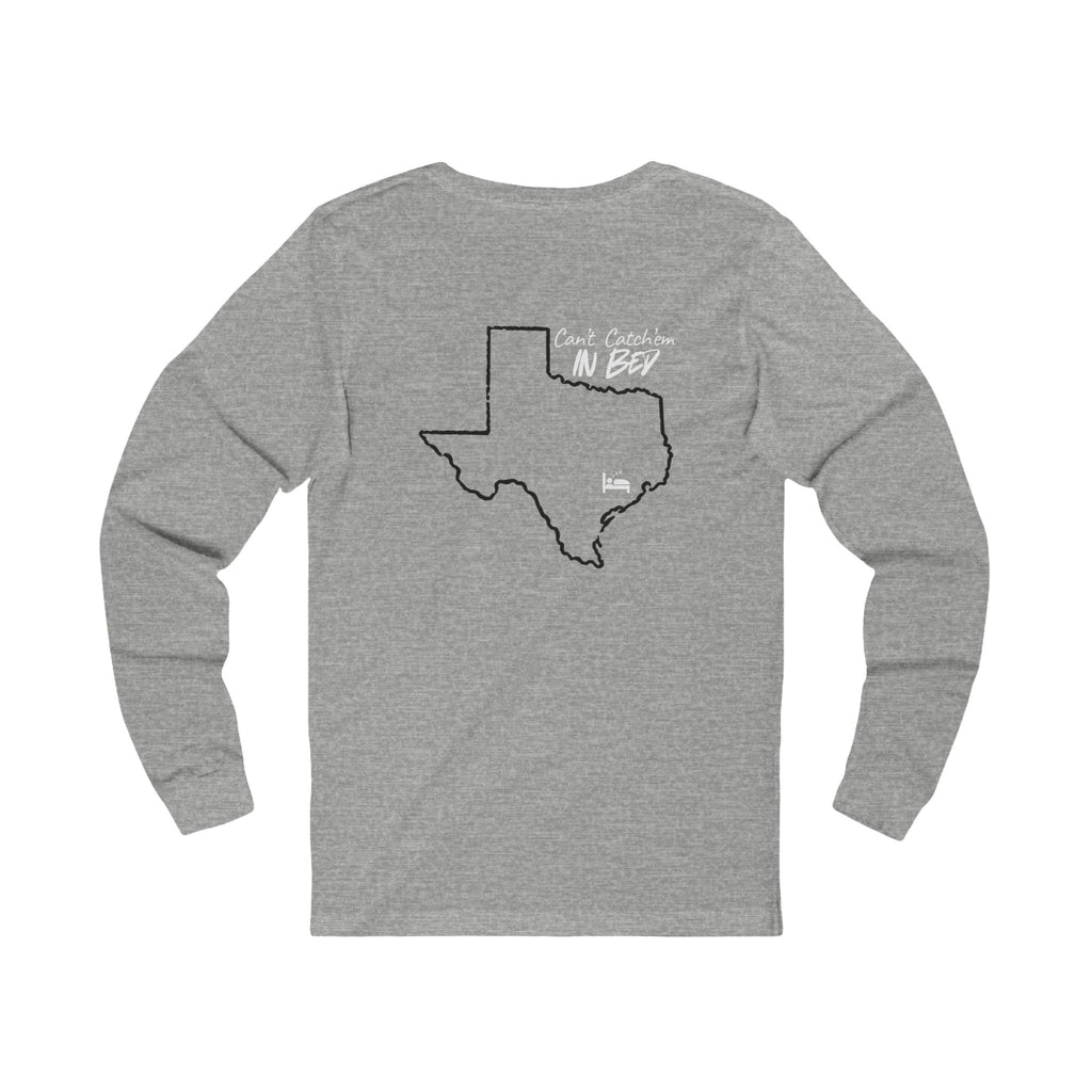 Coast Captain in Deep Texas Long Sleeve Tee | Coastal Nautical Map