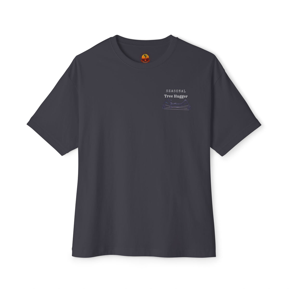 Seasonal tree, hugger Oversized Boxy Tee