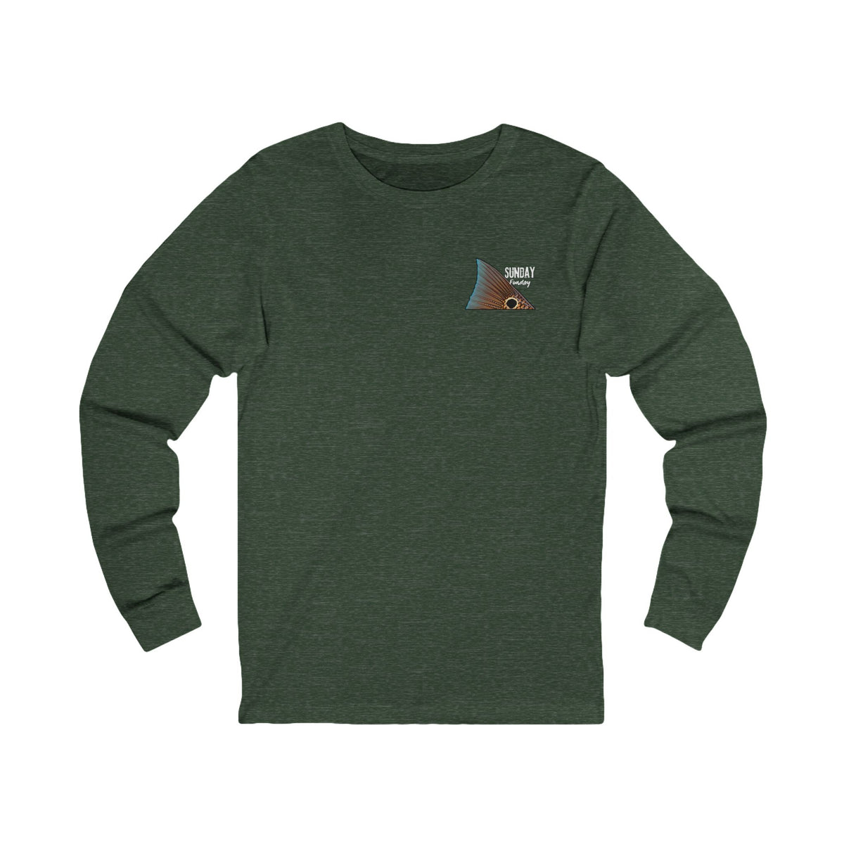 Coast Captain in Deep Texas Long Sleeve Tee | Coastal Nautical Map