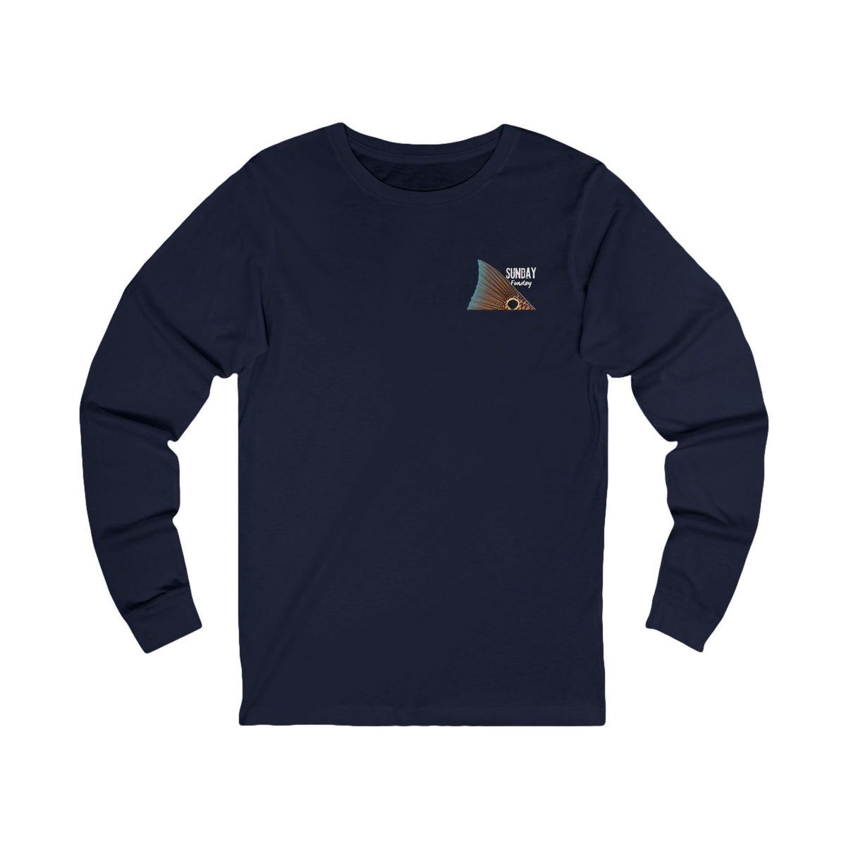 Coast Captain in Deep Texas Long Sleeve Tee | Coastal Nautical Map
