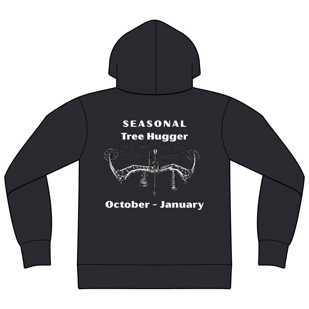 Seasonal tree hugger hoodie