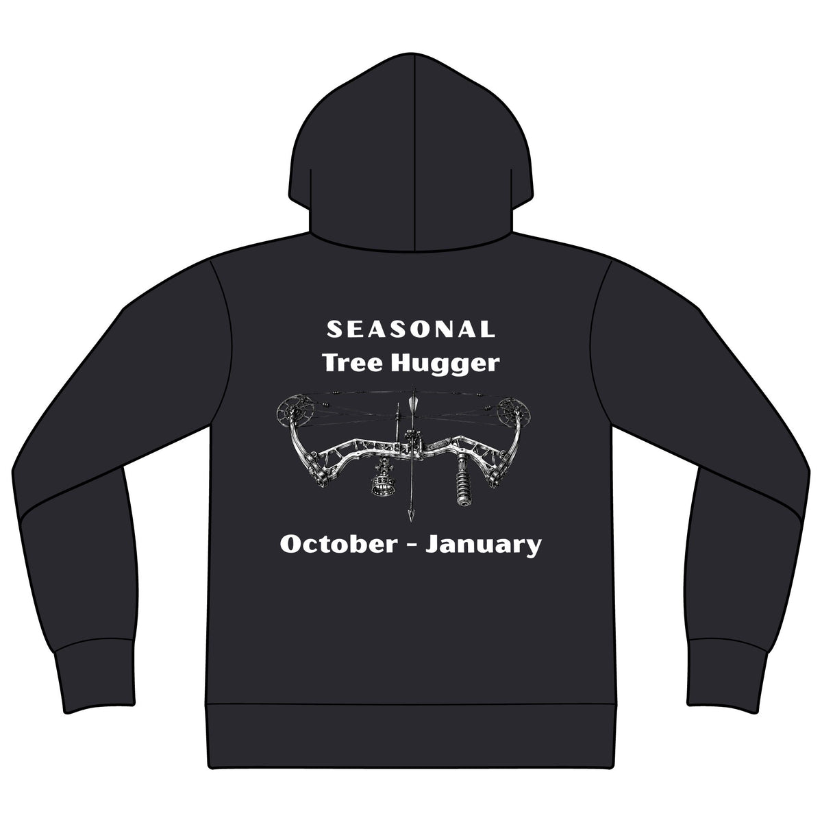 Seasonal tree hugger hoodie