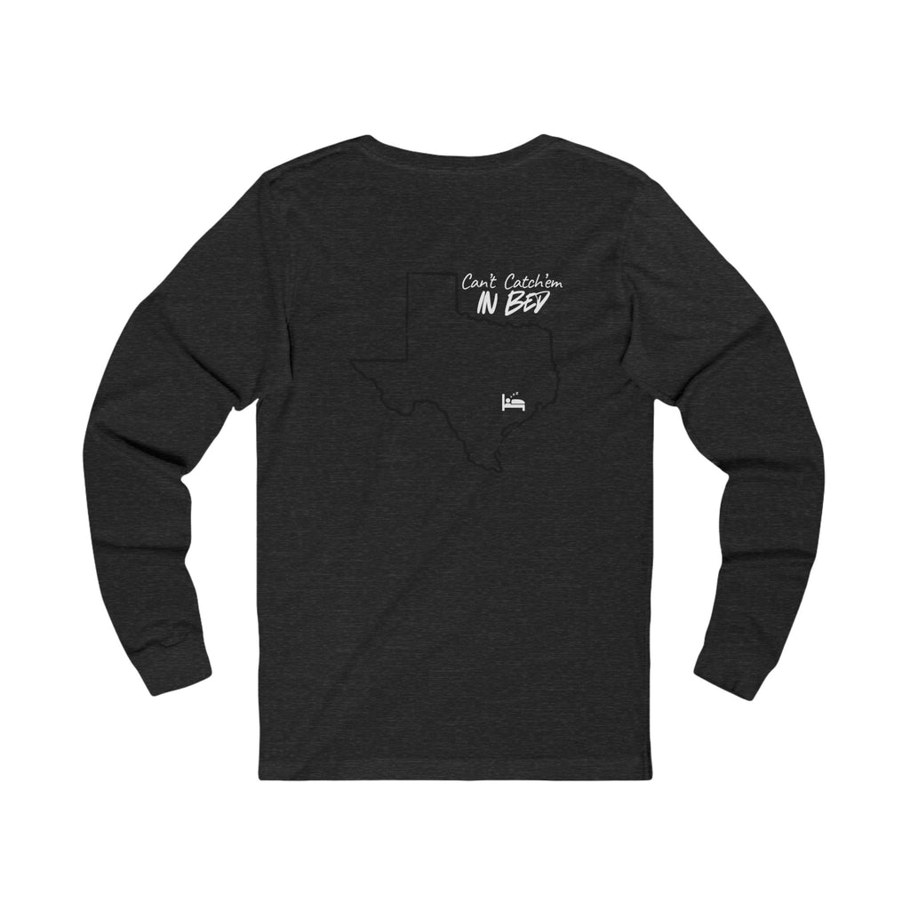 Coast Captain in Deep Texas Long Sleeve Tee | Coastal Nautical Map
