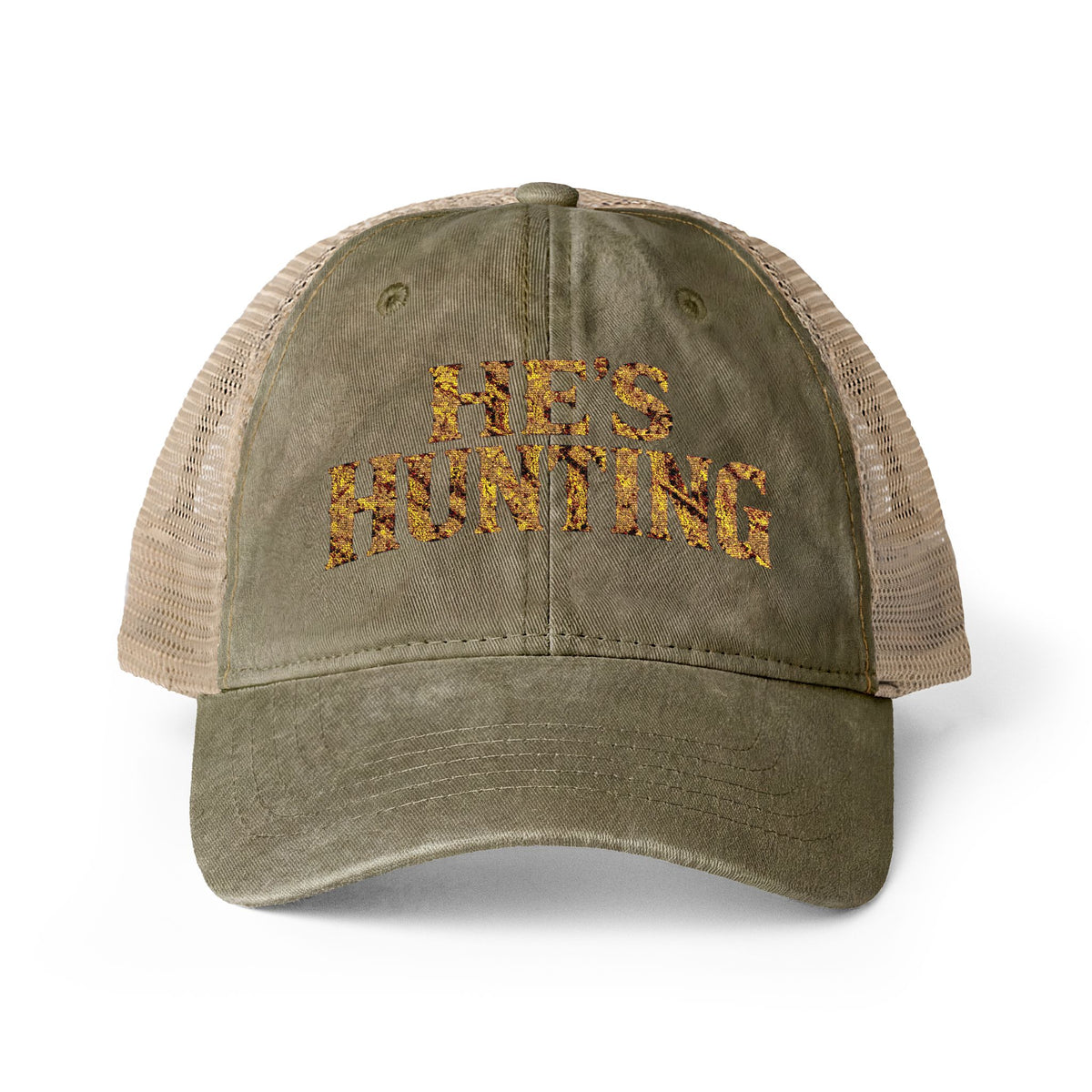 Women's Washed Mesh-Back Cap
