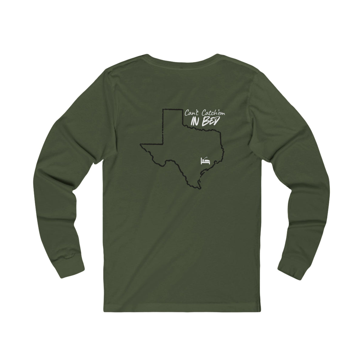 Coast Captain in Deep Texas Long Sleeve Tee | Coastal Nautical Map
