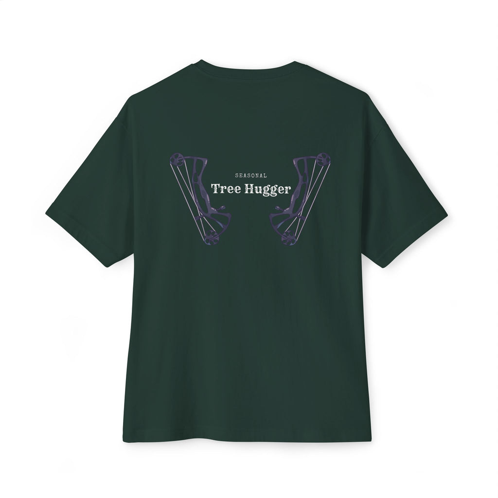 Seasonal tree, hugger Oversized Boxy Tee