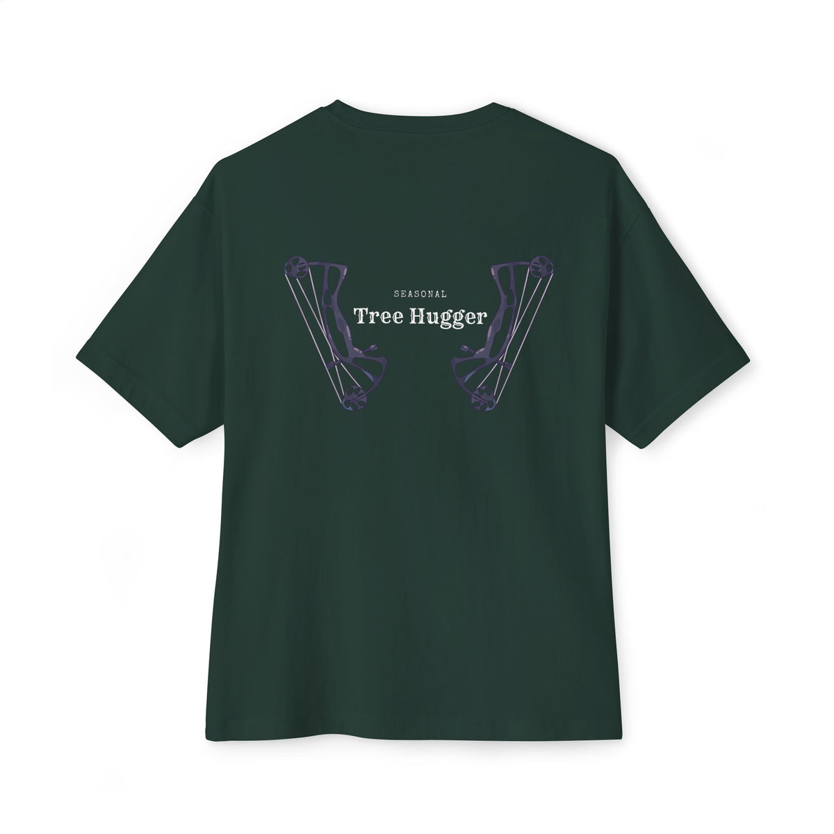 Seasonal tree, hugger Oversized Boxy Tee
