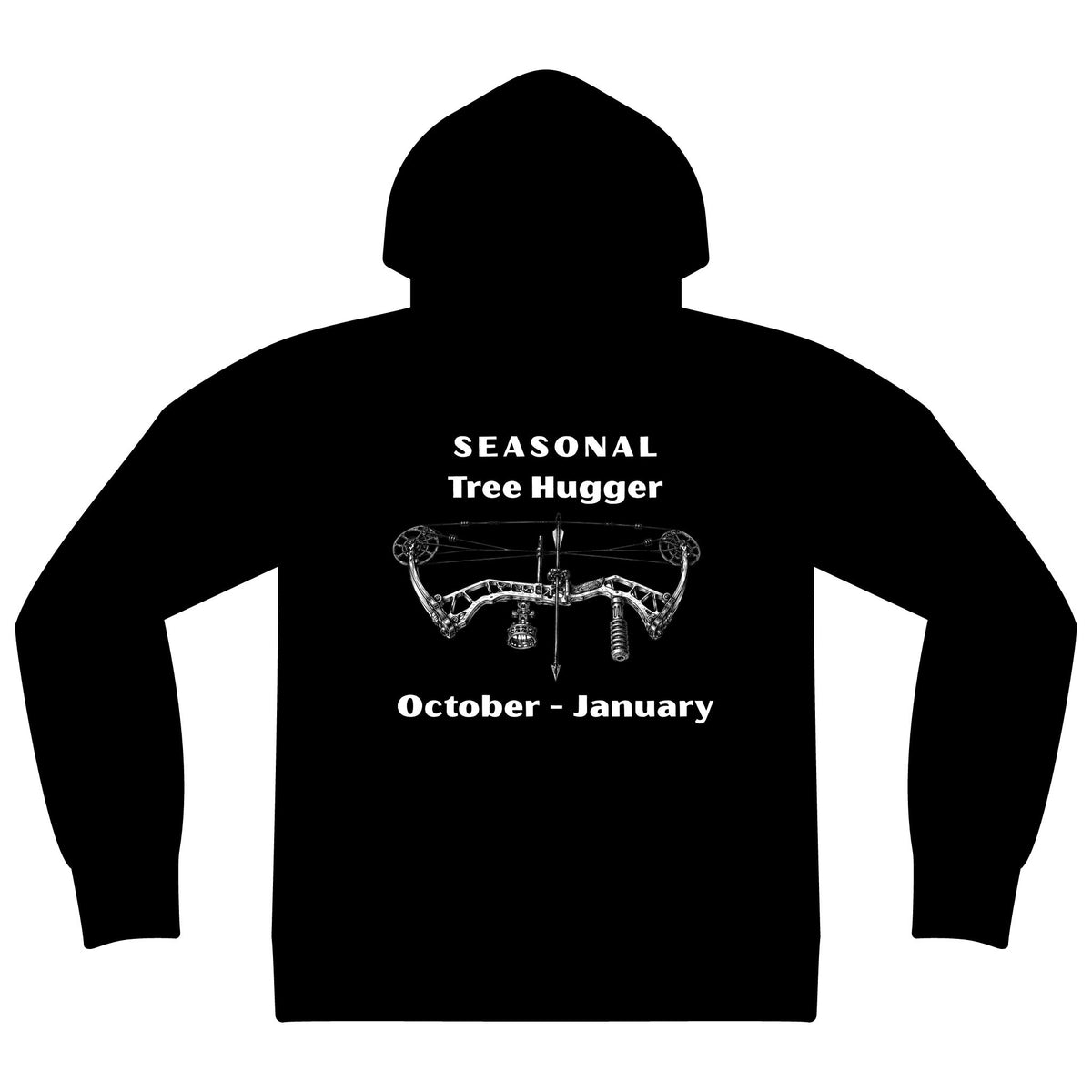 Seasonal tree hugger hoodie