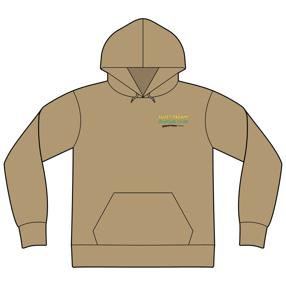 Sweet dreams hunting club hoodie
