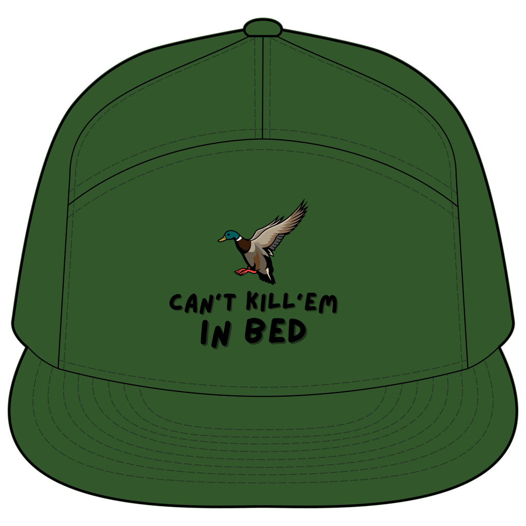 Can’t Kill’em in bed/Printed 7-Panel Trucker