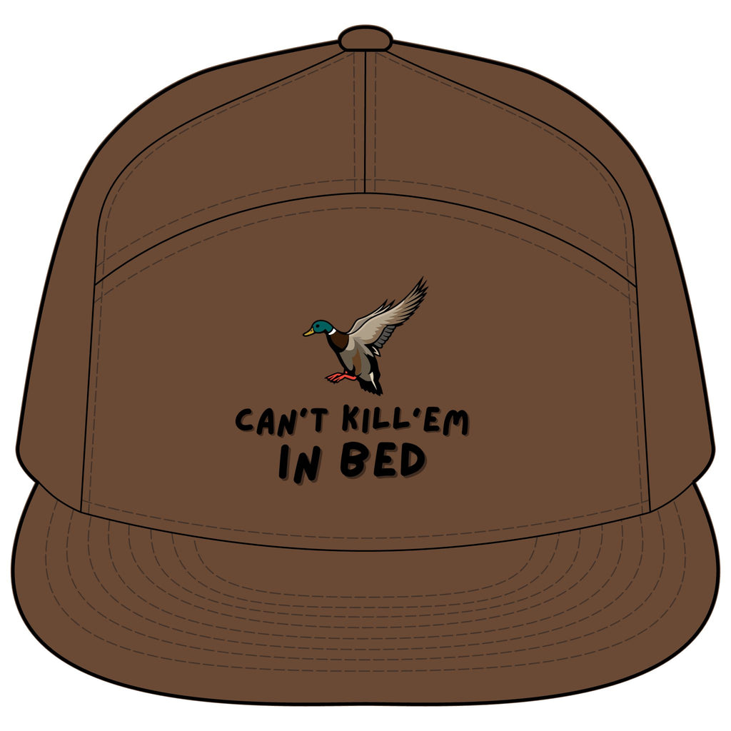 Can’t Kill’em in bed/Printed 7-Panel Trucker