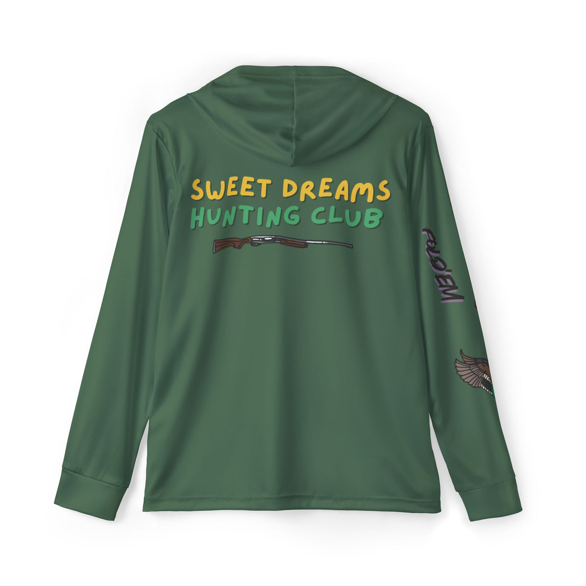 Sweet Dreams Hunting Club Hoodie | Green Hunting Graphic Hoodie